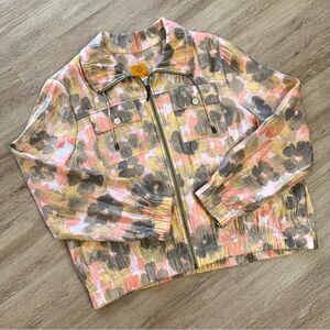 Ruby Rd Floral Lightweight Jacket Size 14
